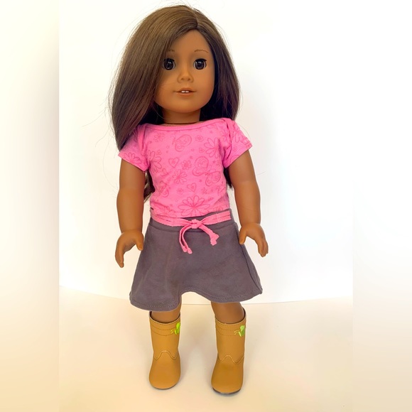 American Girl Doll Set (doll and multiple outfits + accessories!) - Picture 3 of 7